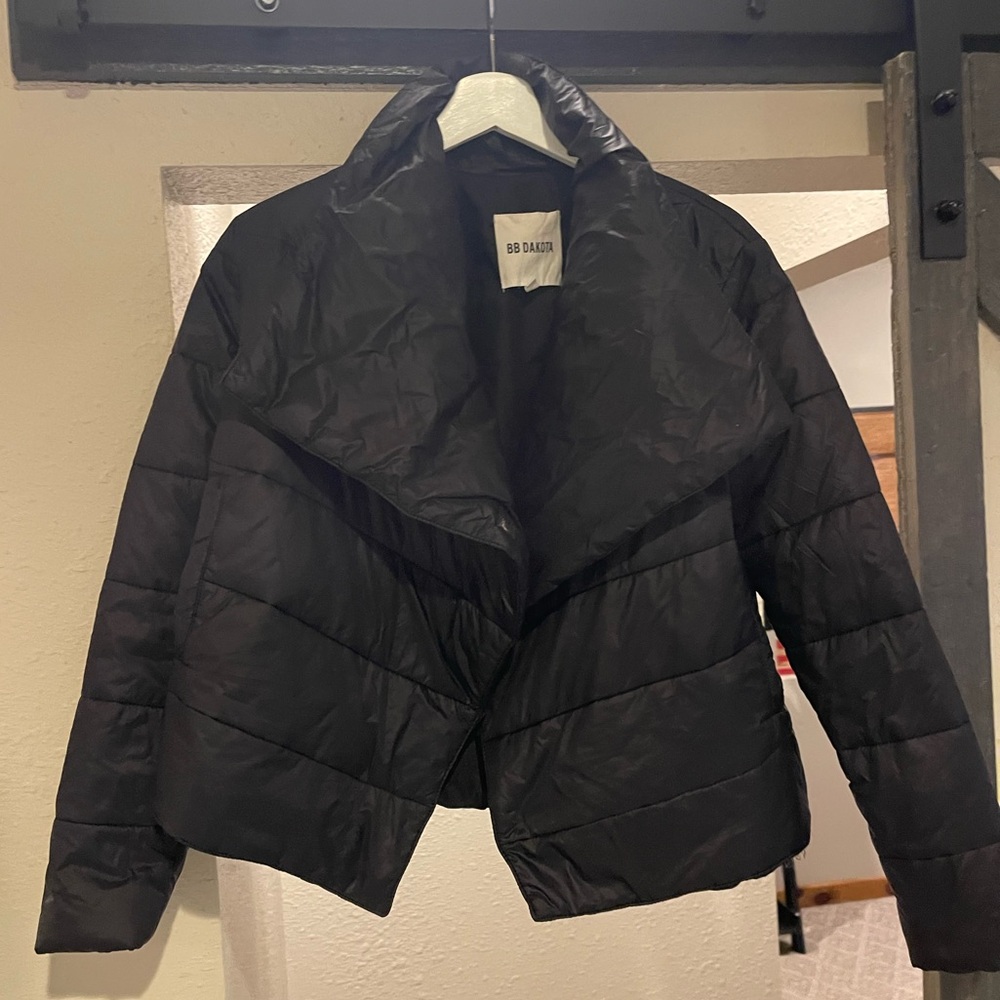 BB Dakota Women's Black Puffer Coat